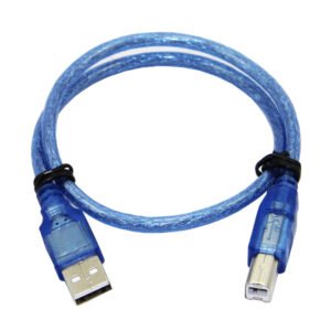 USB A To B Cable for Arduino Uno (Blue Color)