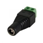 DC Power Jack Female Connector with 2 pin Screw Terminal
