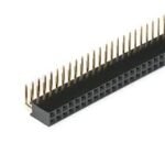 40x2 Pin Female Berg Strip -Right Angle- Break Away Header(2.54mm pitch)