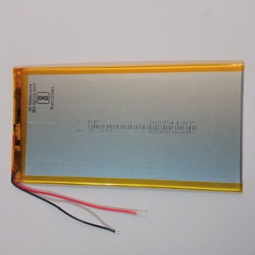 Lithium Polymer Lipo Rechargeable Battery Model KP 3074157 3.7V 6000mAH
