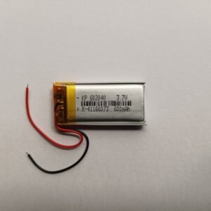 3.7V 600mAH (Lithium Polymer) Lipo Rechargeable Battery