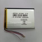 3.7V 5000mAH (Lithium Polymer) Lipo Rechargeable Battery Model KP-357095