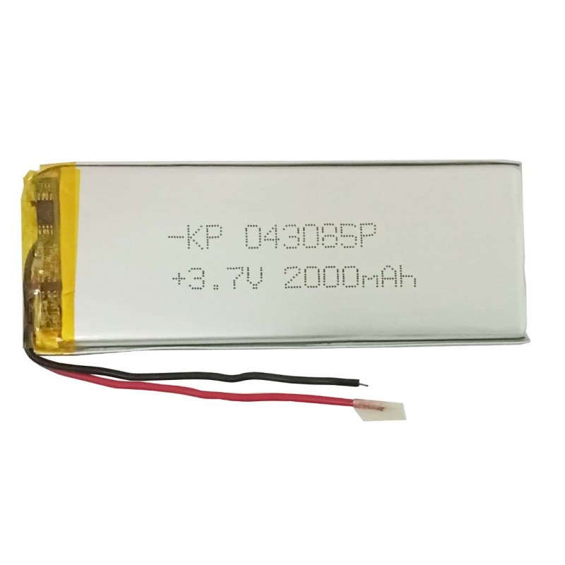 3.7V 2000mAH (Lithium Polymer) Lipo Rechargeable Battery Model KP