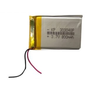 3.7V 800mAH (Lithium Polymer) Lipo Rechargeable Battery