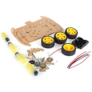 4 Wheel Smart Car Robot Chassis Kit - 4WD DIY Kit