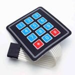 4x3 Matrix Membrane Type Keypad 12 Keys