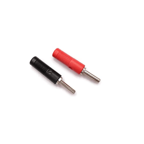 Banana Jack Plug Connectors Male and Female (Black & Red Pair) 4mm