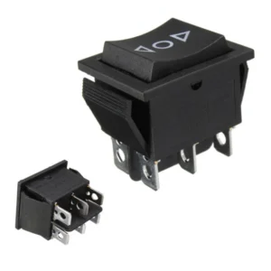 DPDT Rocker Momentary switch Spring Action