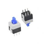 Push Switch -Self Locking Action - 6 Pin