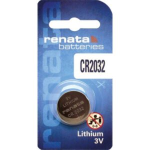 Renata CR2032 3V 225mAh Lithium Coin Cell Battery