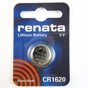Renata CR1620 3V 68mAh Lithium Coin Cell Battery
