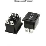 DPDT ON-OFF-ON Rocker Switch