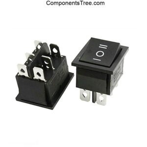 DPDT ON-OFF-ON Rocker Switch