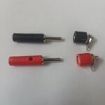 Banana Jack Plug Connectors Male and Female (Black & Red Pair) 4mm