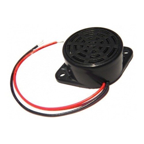 Buzzer Piézo 12V DC - Son Continu 95dB - Pour PCB Et Montages électroniques - Référence ABI-003-RC