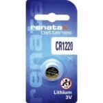 renata cr1220 coin cell battery