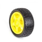 Track Wheel for BO Motor Yellow (65mm x 26mm)