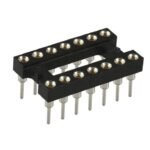 14 Pin Machined IC Base/Socket (Round Holes)