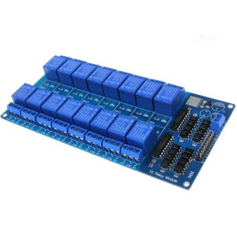 5V 16 Channel LM2596 Power Controller Optocoupler Protect for SCM Relay Module 