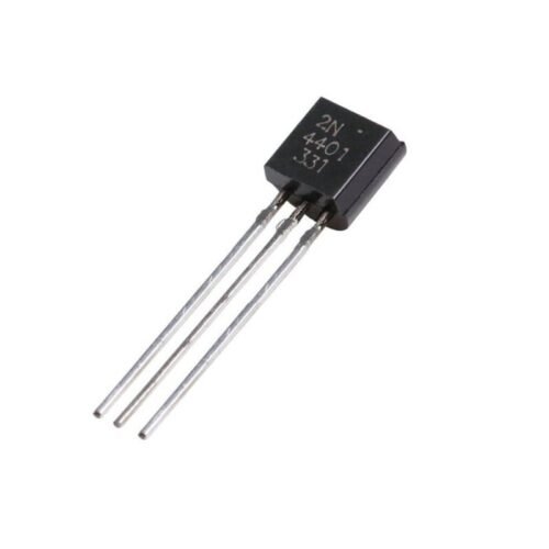 (Pack of 5) 2N4401 NPN General Purpose Transistor 40V 600mA TO-92 Package