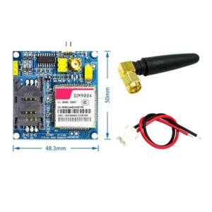 Sim900A GPRS GSM Module with Antenna