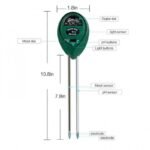 3 Way Soil Meter For Moisture, Light Intensity and pH Testing Meter