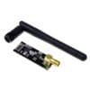 NRF24L01 2.4GHz PA+LNA SMA Wireless Transceiver Module with Antenna NRF24L01 2.4GHz PA+LNA SMA Wireless Transceiver Module with Antenna