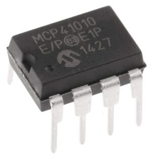 MCP41010 IC 8-Bit Digital 10K Potentiometer with SPI Interface IC
