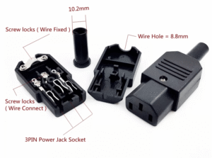 PX0587 Female Power Entry Connector Plug Socket