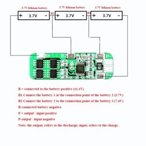 3S 6A Li-ion 18650 Charger Protection Board Module 10.8V 11.1V 12.6V