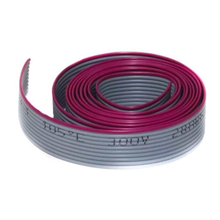 Gray Colour Flat Ribbon Cable 14 Core – 30 Meter - ComponentsTree.com