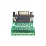DB9 Female Screw Terminal to RS232 RS485 Conversion Board