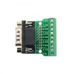 DB9 Male Screw Terminal to RS232 RS485 Conversion Board