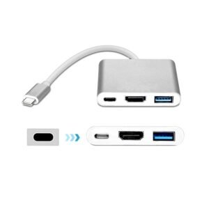 USB 3.1 Type C to HDMI + USB3.0 + Type C Adapter Converter