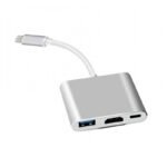 USB 3.1 Type C to HDMI + USB3.0 + Type C Adapter Converter