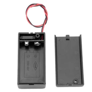 9V Battery Holder Cover with switch (Good Quality)