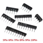 1K ohm (102) 9 Pin Resistor Network - SIP