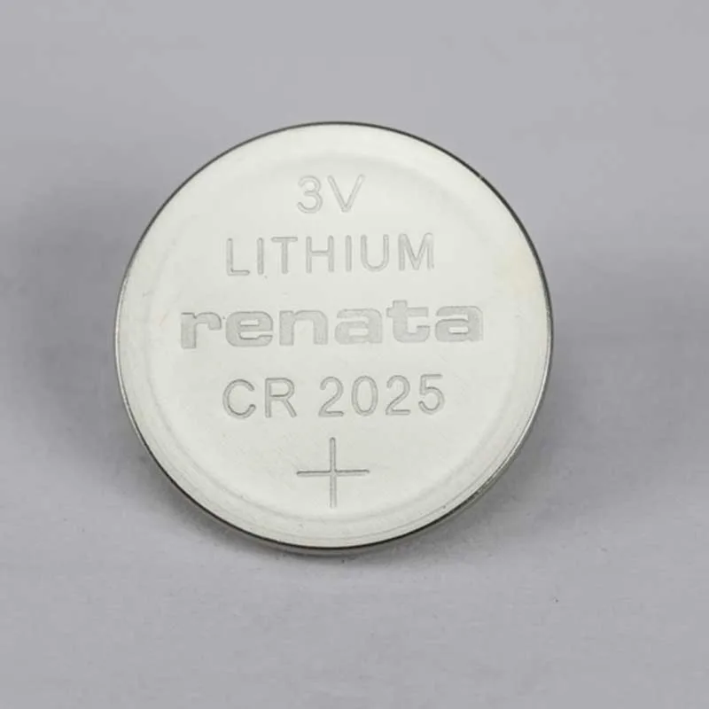 Renata CR2025 3V 165mAh Lithium Coin Cell Battery