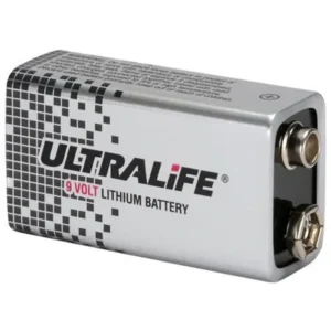 ULTRALIFE 9V Long-Life Non-Rechargeable Lithium Battery