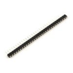 Machined Female Header Strip Round Pin (2.54mm Pitch) SIL