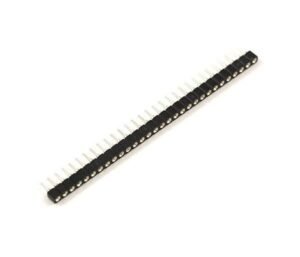 Machined Female Header Strip Round Pin (2.54mm Pitch) SIL