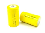 Size-D Cell NiCd Rechargeable Battery with Button Top
