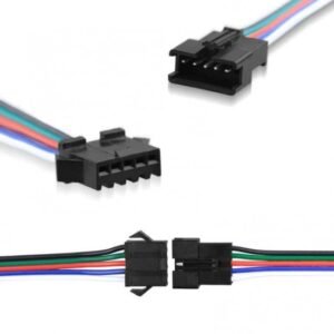 JST SM 2 Pin Plug Male and Female Connector with Wire