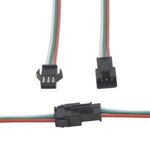 JST SM 2 Pin Plug Male and Female Connector with Wire
