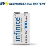 Infinite ENVIE 9V 300mAh Ni-Mh Capacity Ready to Use Rechargeable Battery