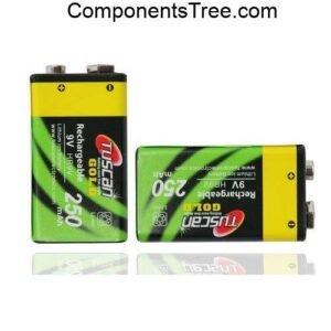 Tuscan 9V 300mAh Rechargeable Battery