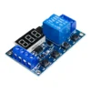 6-30V 1 Channel Power Relay Module with Adjustable Timing Cycle