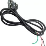 3 Core Cable with 3 Pin Plug, 3 core mains cord