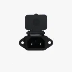 IEC 3 Pin Screw Mount Male Connector with Plastic Spring