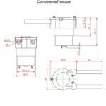 miniature peristaltic pump with hose pipe, 6V Dosing Mini Liquid Pump (Peristaltic Pump)